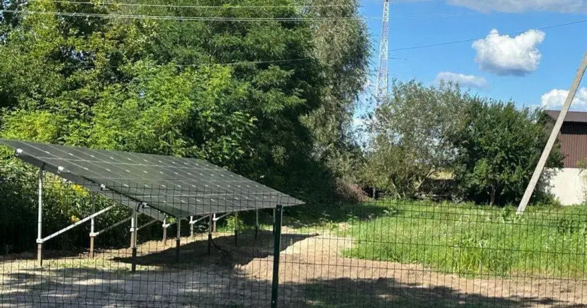 Сонячна енергія для громади: у Макарові запрацювала нова електростанція