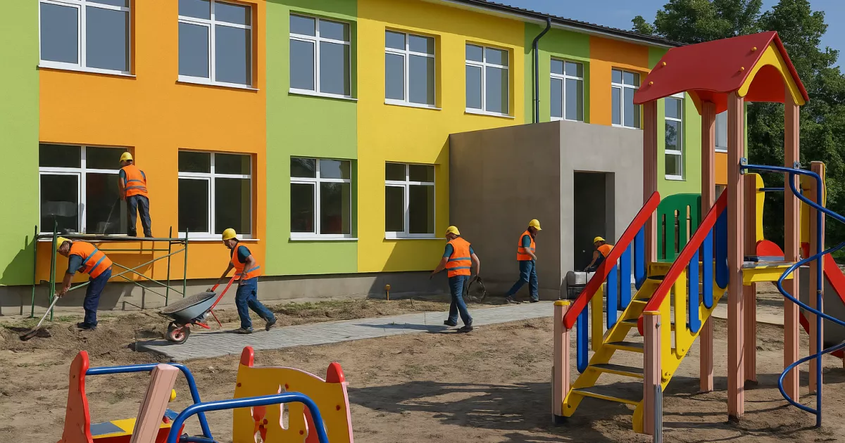 Дітям повертають дитинство: на Київщині відновлюють садки й ліцей