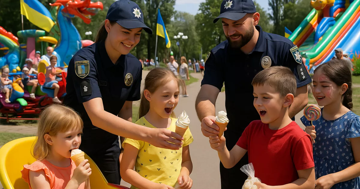 Свято радості: поліція Київщини подарувала дітям незабутній день