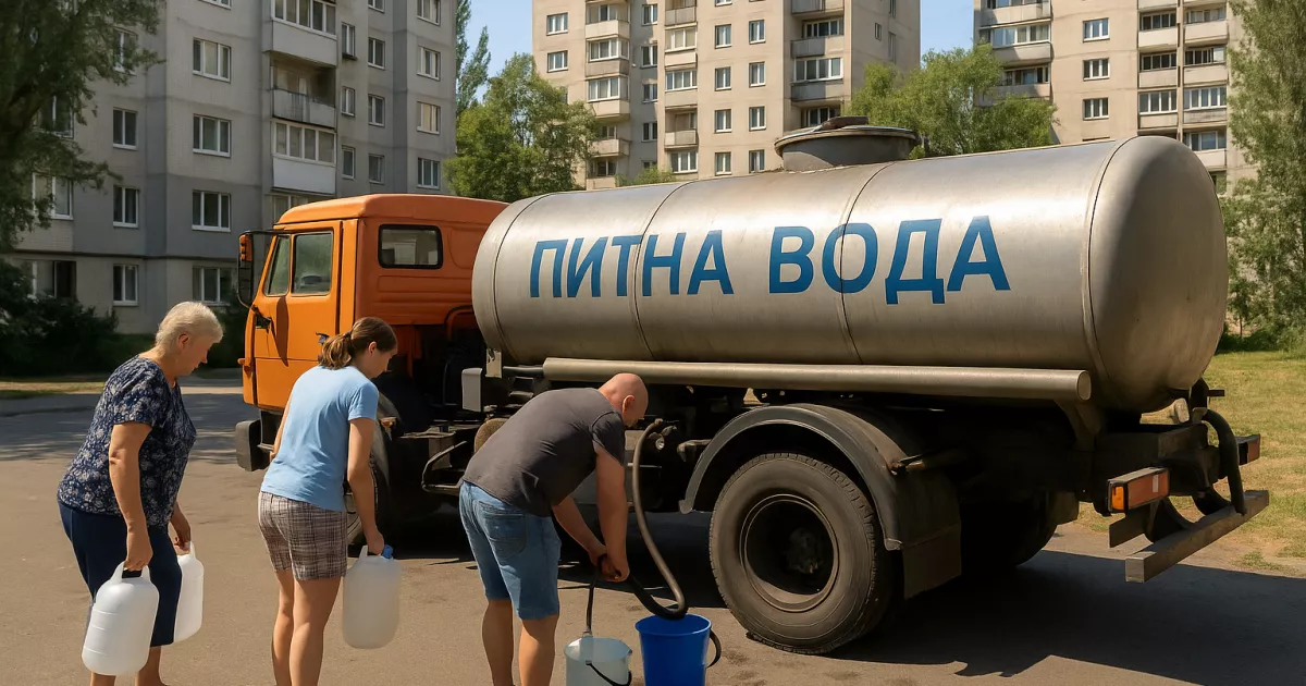 В Оболонському районі завтра відключать воду: перелік адрес і де набрати питну