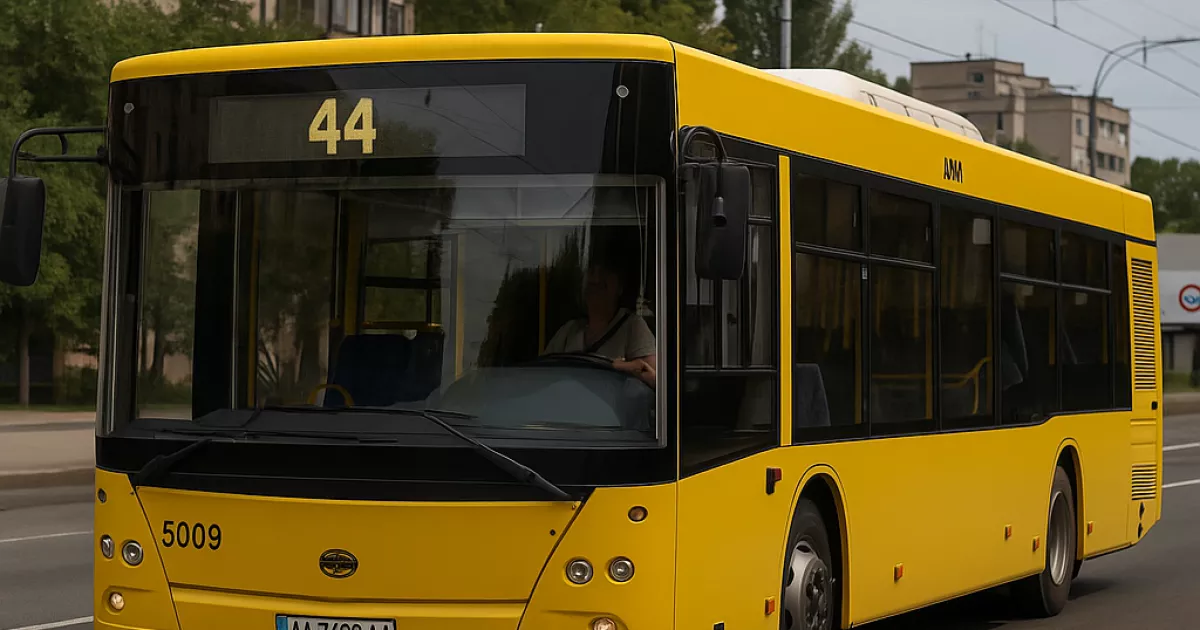 У Києві змінять рух автобусів №44 через ремонт проспекту Навої