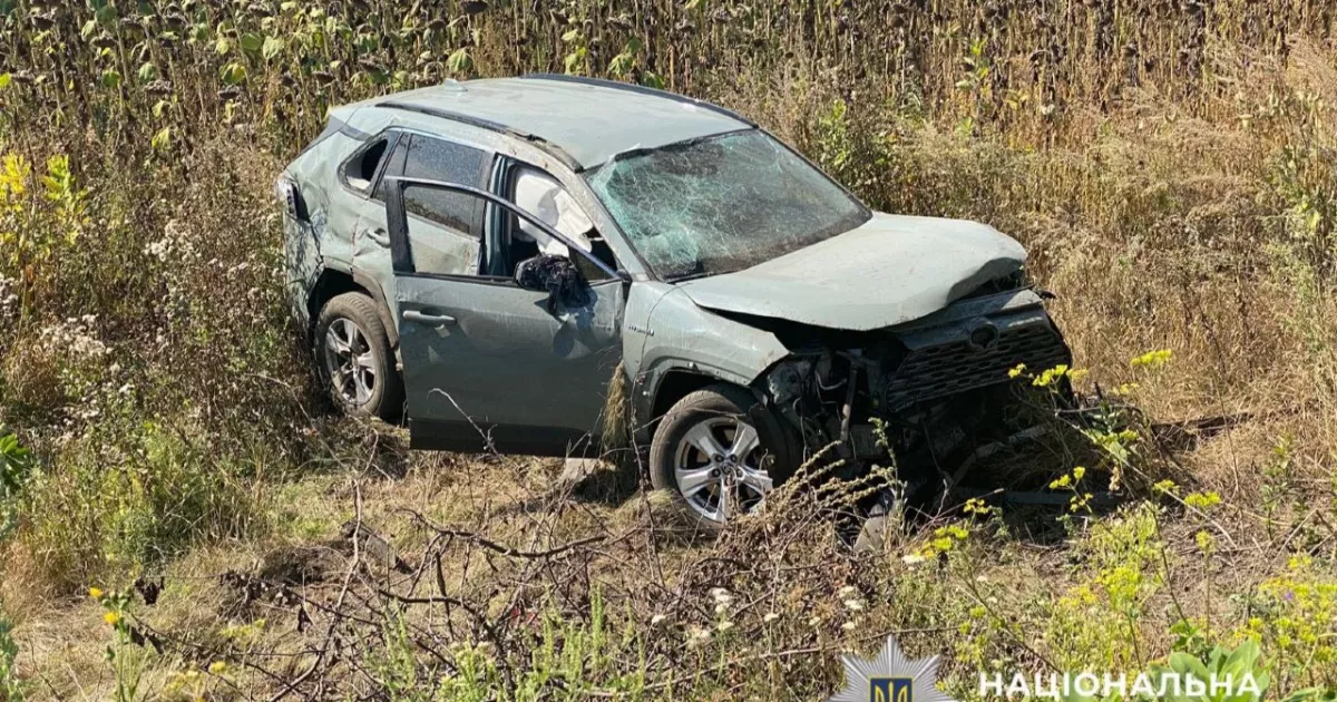 Автопригода в Обухівському районі: 8- та 13-річні хлопці госпіталізовані