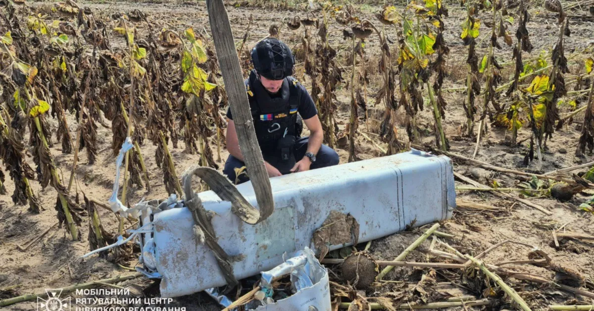 Небезпечна знахідка на Київщині: серед соняшників виявили ракету Х-69