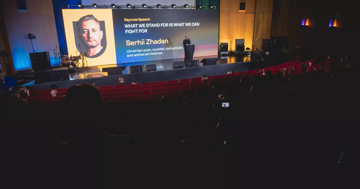 Сергій Жадан виступив на Brand Ukraine International Conference 2025