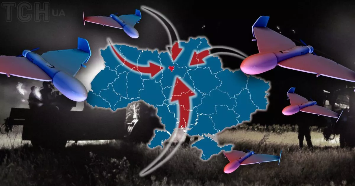 У Києві під час атаки дронів уламки впали на житлові будинки: є поранені