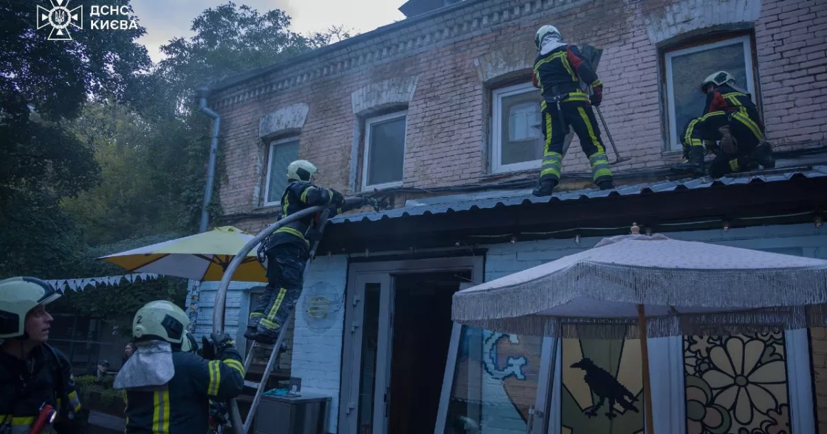 Рятувальники ліквідували загоряння на кухні закладу у Шевченківському районі