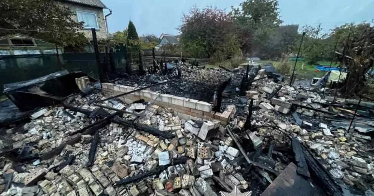 Пожежа на Вишгородщині забрала життя чоловіка: поліція з’ясовує обставини трагедіїм