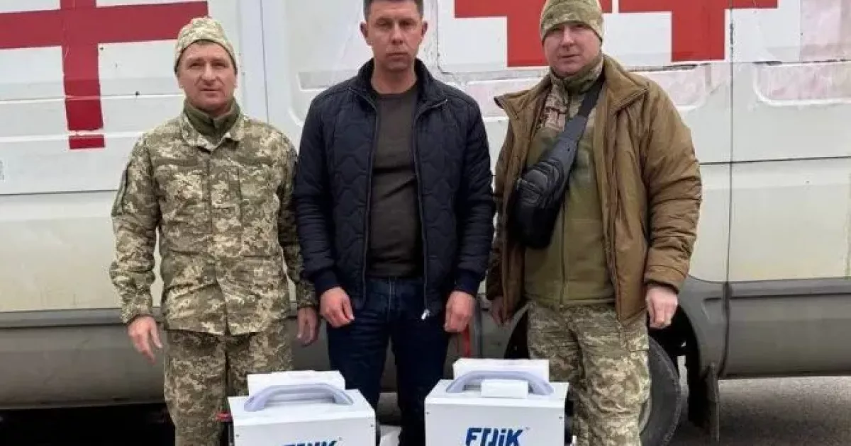 З турботою про військових: в Ірпені передали обігрівачі для фронту