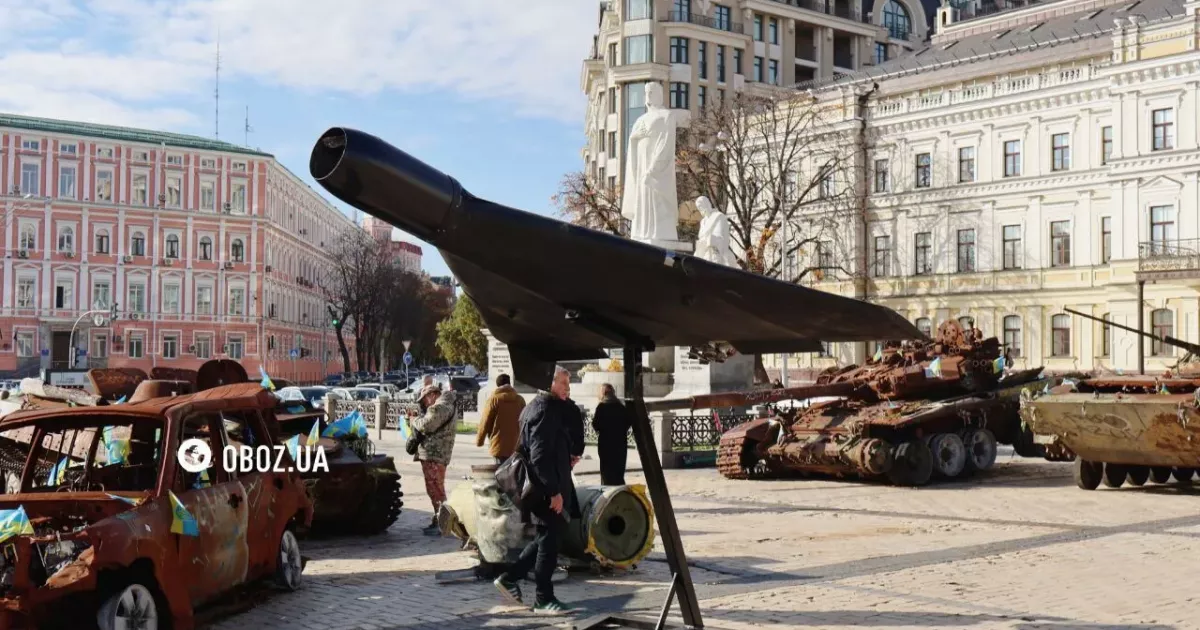 Справжній «Шахед» у центрі столиці: Київ показав ще один доказ російської агресії