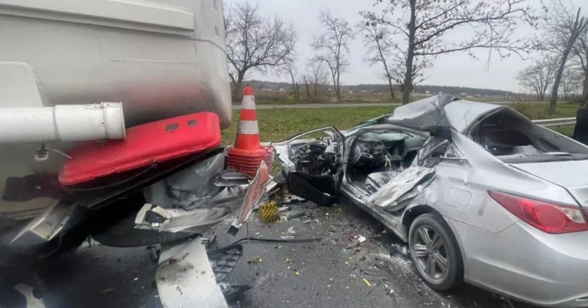 На трасі Київ–Одеса у ДТП травмувався 21-річний водій Hyundai