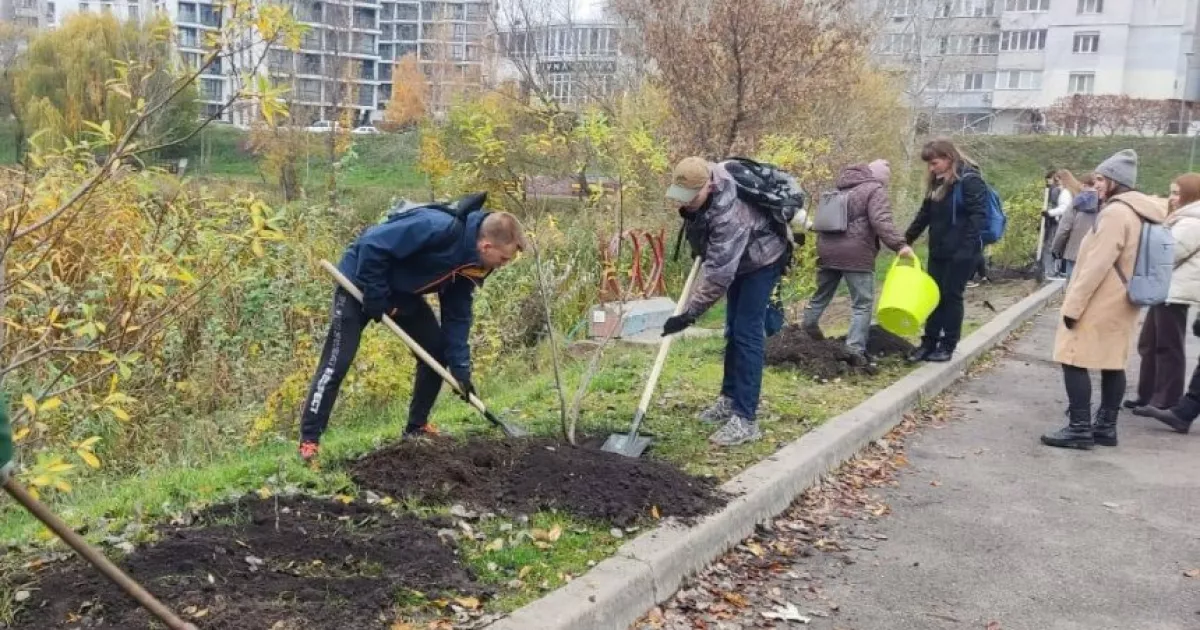 Затишок і чисте повітря: у парку «Позняки» висадили молоді верби