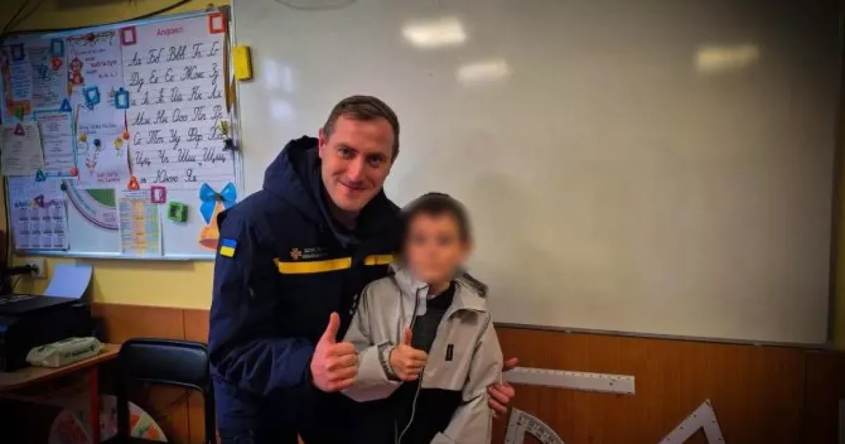 В Ірпені рятувальники повернули додому розгубленого школяра, який заблукав дорогою до школи