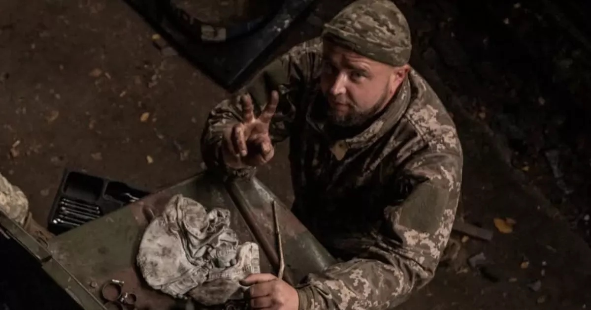 Киянин «Сірко» створив перший захисний екран для самохідної артилерії