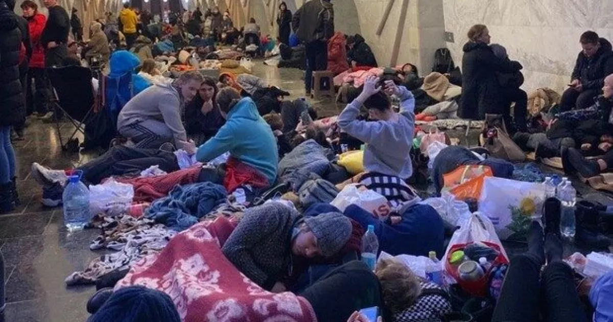 Під час нічної тривоги в київському метро укрилися понад 13 тисяч людей — майже 900 дітей