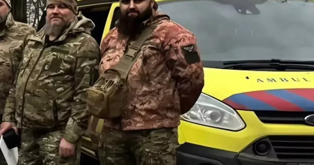 Автомобіль швидкої з Бучі вже працює на передовій у складі 44-ї бригади ЗСУ
