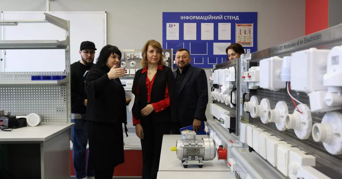 ПРООН інвестує в освіту: у Київській області відкрили центр електромонтажних технологій