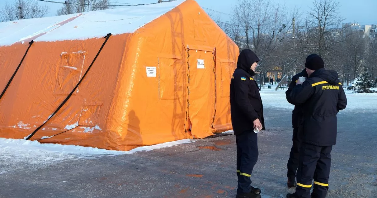 Намети тепла по всьому місту: у Києві розгорнули 91 мобільний пункт ДСНС