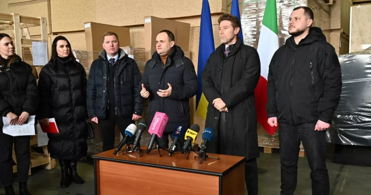 Київщина зміцнює теплову стійкість: регіон отримав котельне обладнання з Італії