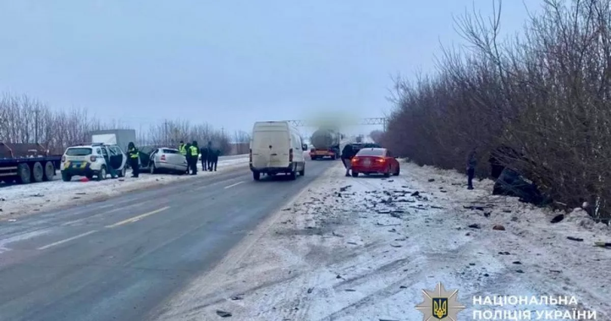 Смертельна ДТП на Білоцерківщині: загинула пасажирка, четверо людей травмовані