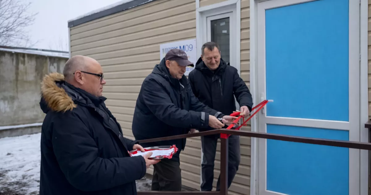 Медицина в смартфоні: у селі Бзів відкрили сучасний модульний ФАП. Як потрапити на прийом?