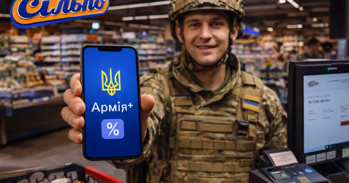 У «Сільпо» почали діяти знижки для військових: як скористатися програмою «Плюси»