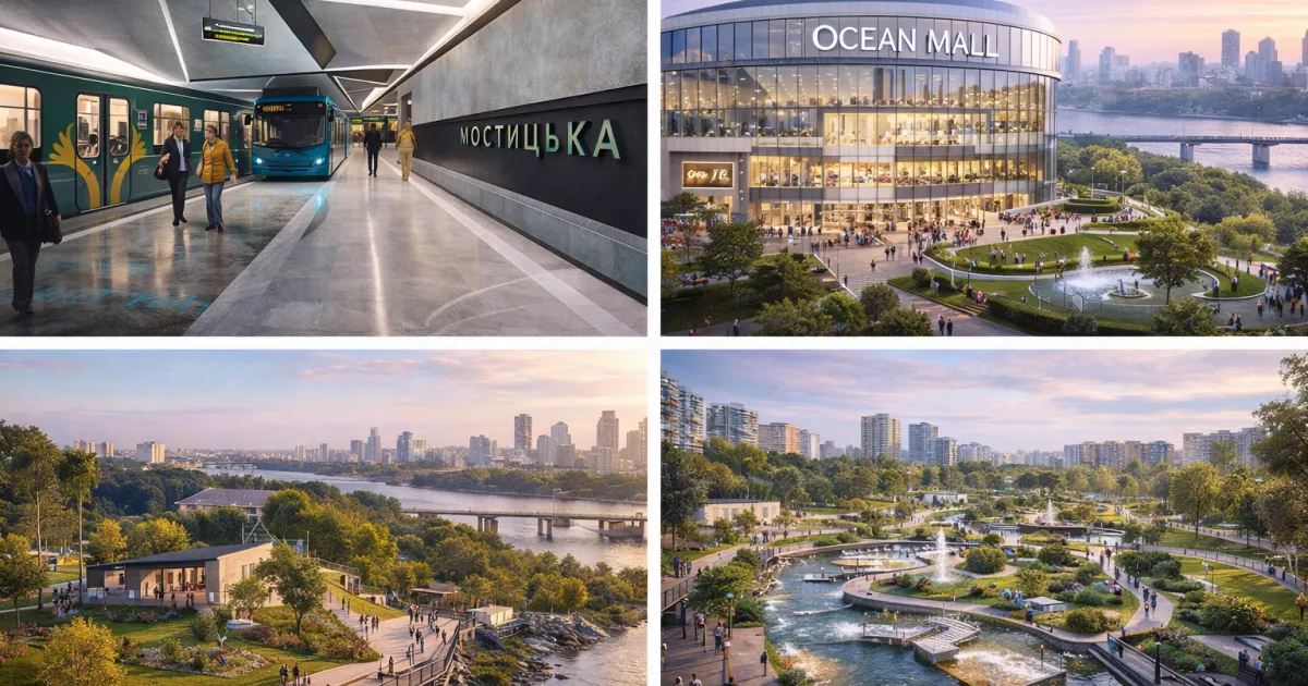 Київ-2026: метро на Виноградар, нові ТРЦ і міні-ТЕЦ. Яким буде місто цього року?