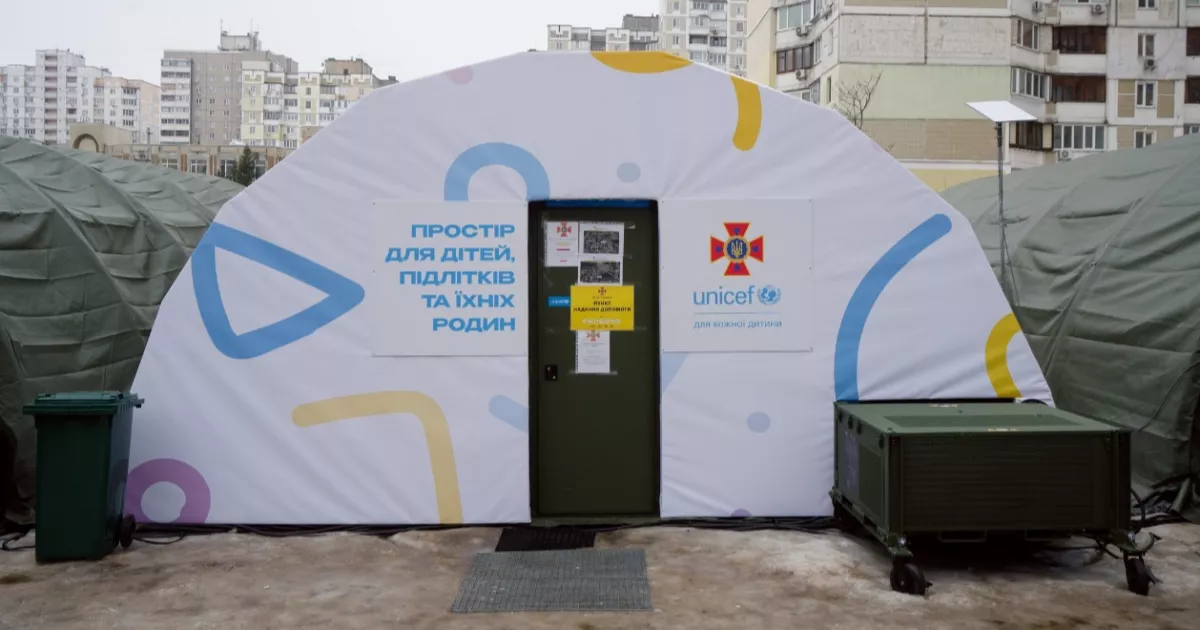 ДСНС та ЮНІСЕФ облаштували дитячі простори у мобільних пунктах незламності