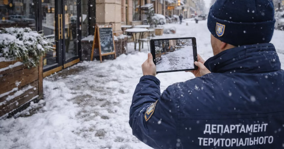 Сніговий контроль: у Києві за день виписали понад 500 приписів за неякісне прибирання вулиць