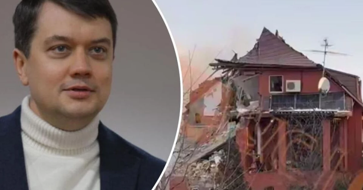 Нічна атака на столицю: під Києвом пошкоджено будинок Разумкова, з-під завалів витягли дитину