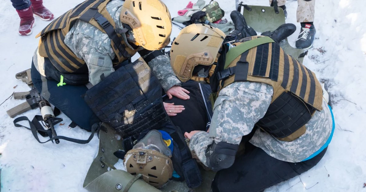 У Києві хористи муніципальної капели пройшли 5-денний курс національного спротиву