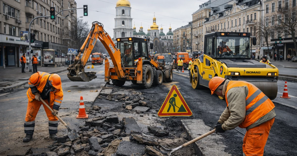 Готуйтеся до заторів: «Київавтодор» оприлюднив список мостів та вулиць, які закриють на ремонт у 2026 році