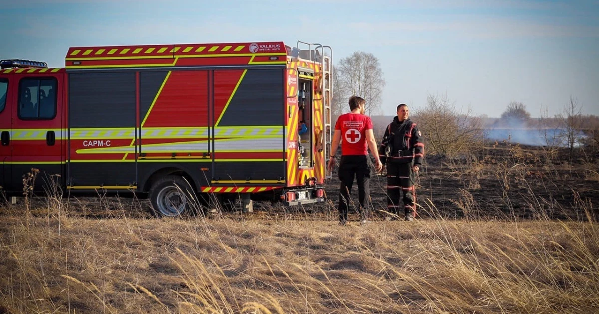 На Київщині за добу загасили 19 пожеж сухостою: вигоріло майже 30 гектарів