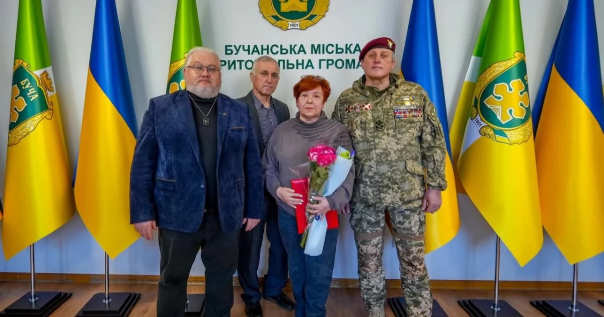 Полковника з Бучі Михайла Матюшенка посмертно відзначили «Золотою зіркою Героя українського народу»