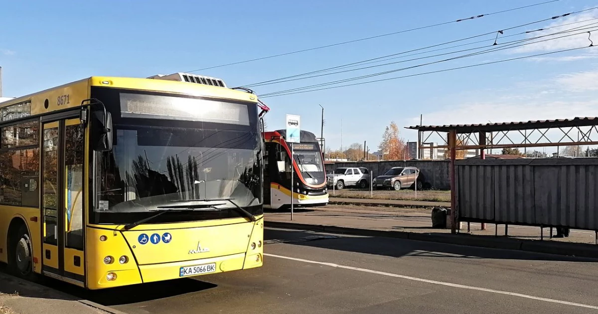 Кожен п’ятий автобус, трамвай і тролейбус Києва перебуває на ремонті