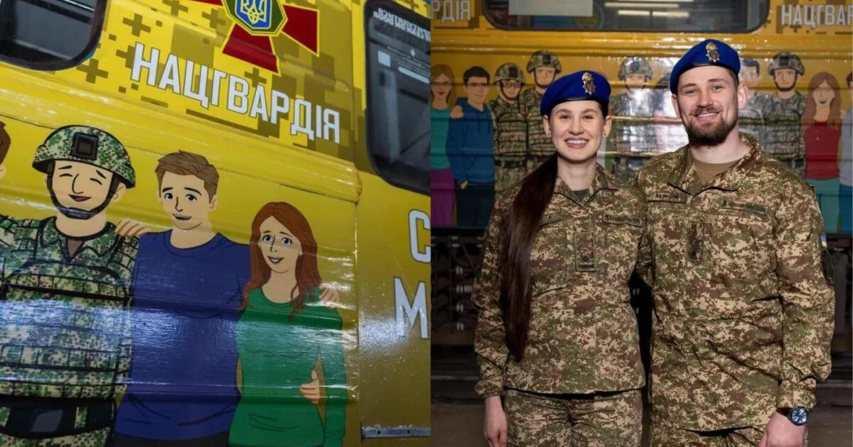 «Гвардія — це ми»: у київському метро запустили вагон про єдність міста і фронту