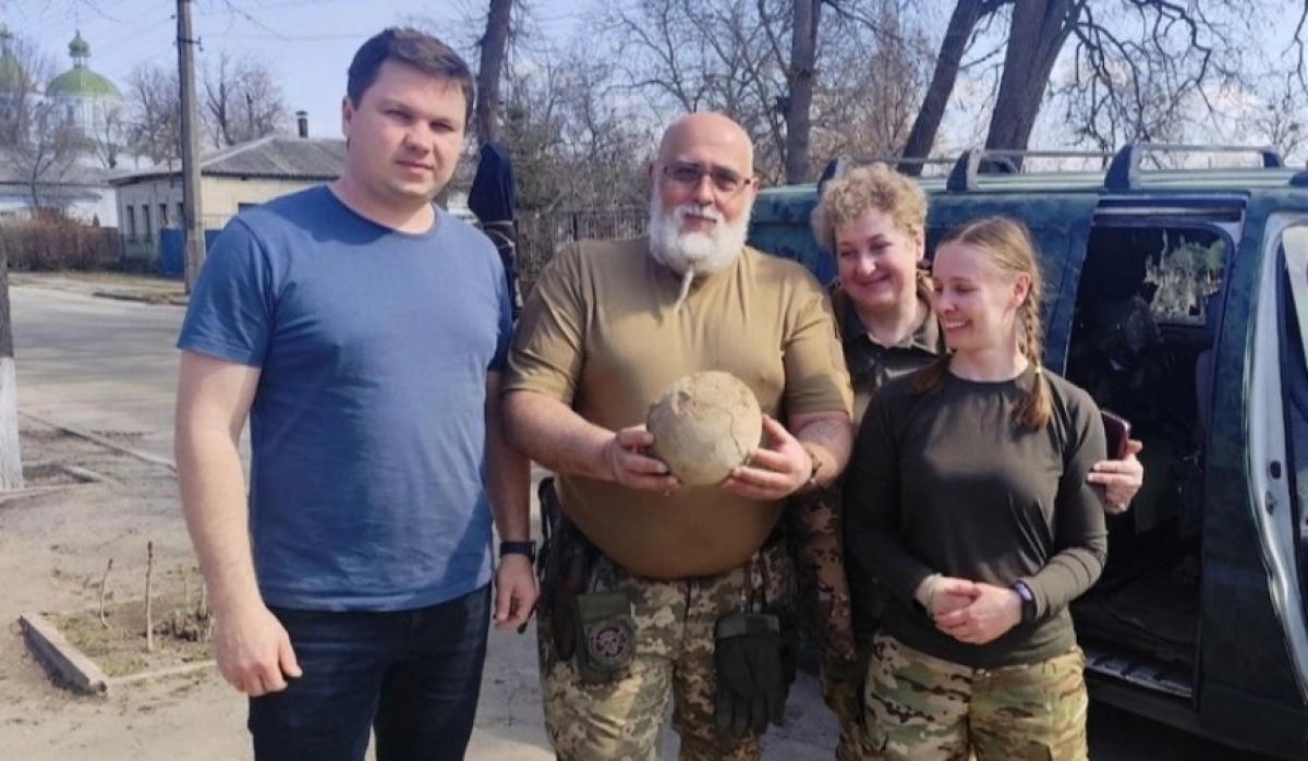 На Київщині військові знайшли рештки мамонта віком 25 тисяч років