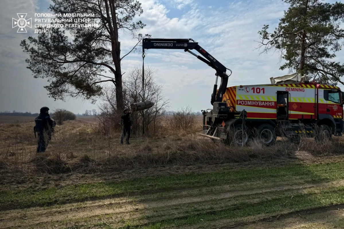 На Київщині фермер знайшов бойову частину «Кинджала»