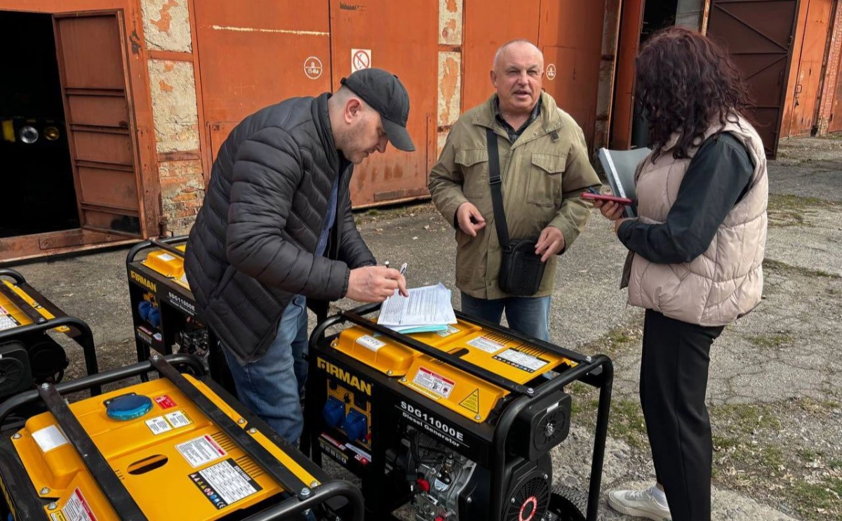 Київщина посилила мобільний зв’язок: Фастівський та Білоцерківський райони отримали 77 генераторів