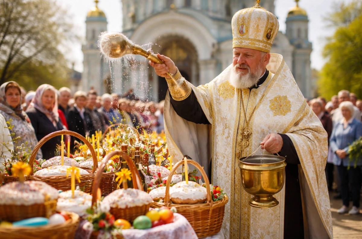 Підручники, пиво та «святий» корм: що кияни клали у великодні кошики 2026 року