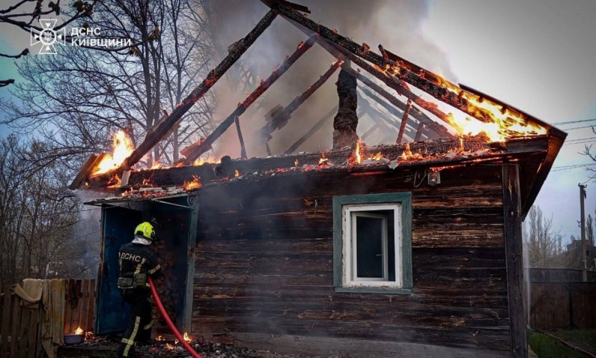У Вишгородському районі під час пожежі в приватному будинку загинула жінка