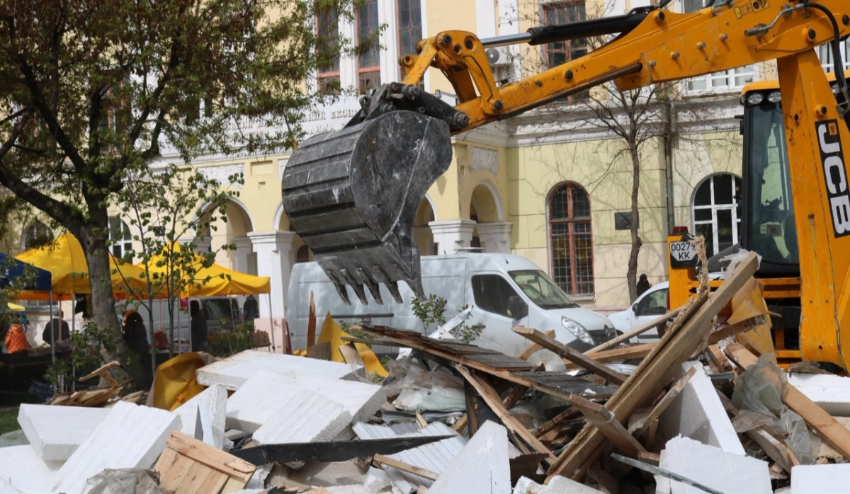 У Києві за тиждень демонтували понад 60 МАФів: де найбільше прибрали незаконних споруд