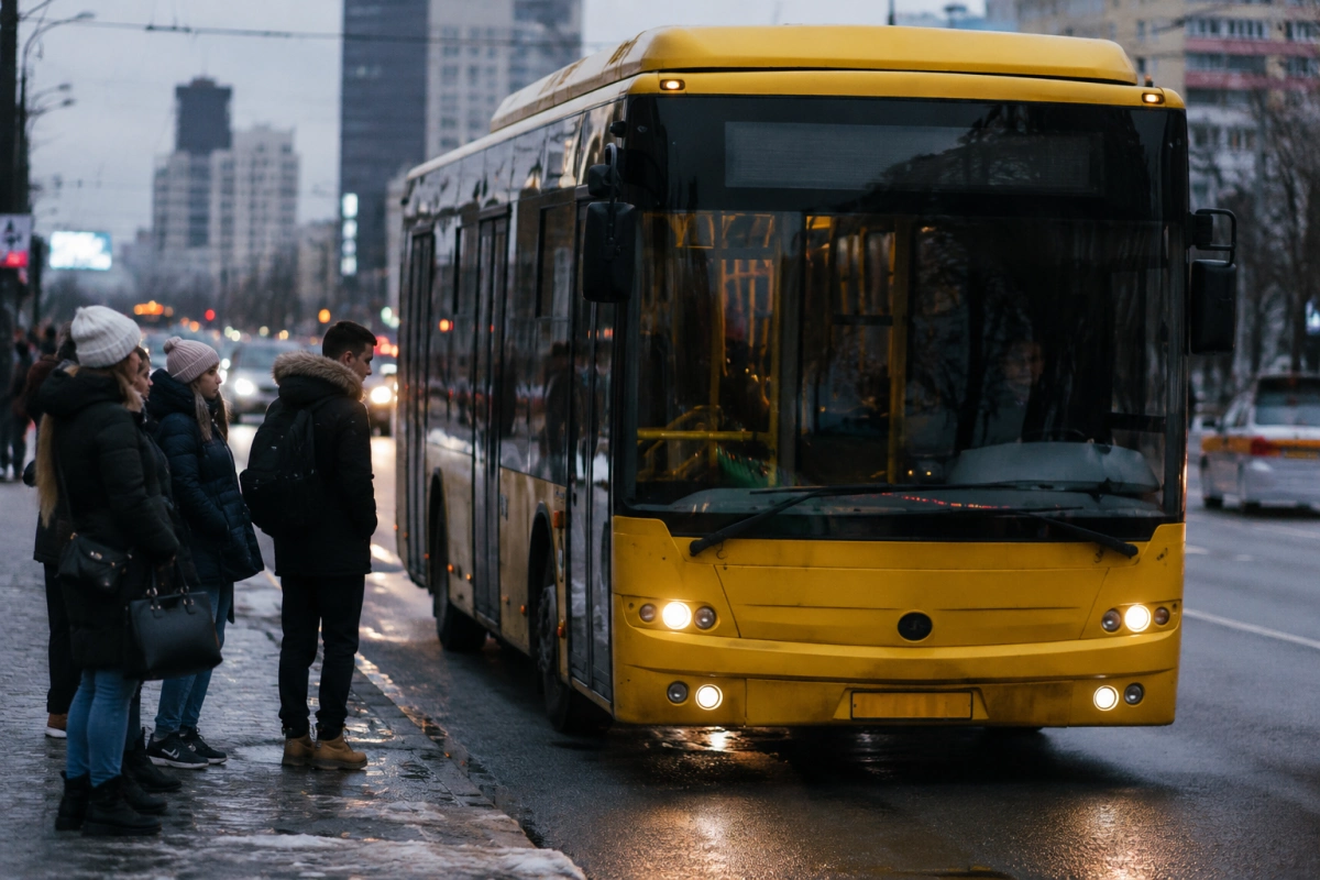 У Києві змінили рух транспорту після нічної атаки: затримуються трамваї й тролейбуси