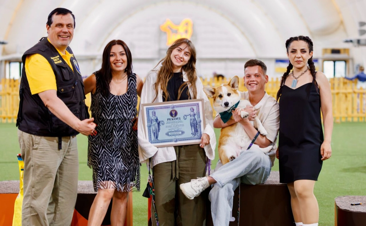 У Києві на фестивалі «Коргія: Corgi Race» встановили рекорд України: найшвидший коргі пробіг 40 метрів