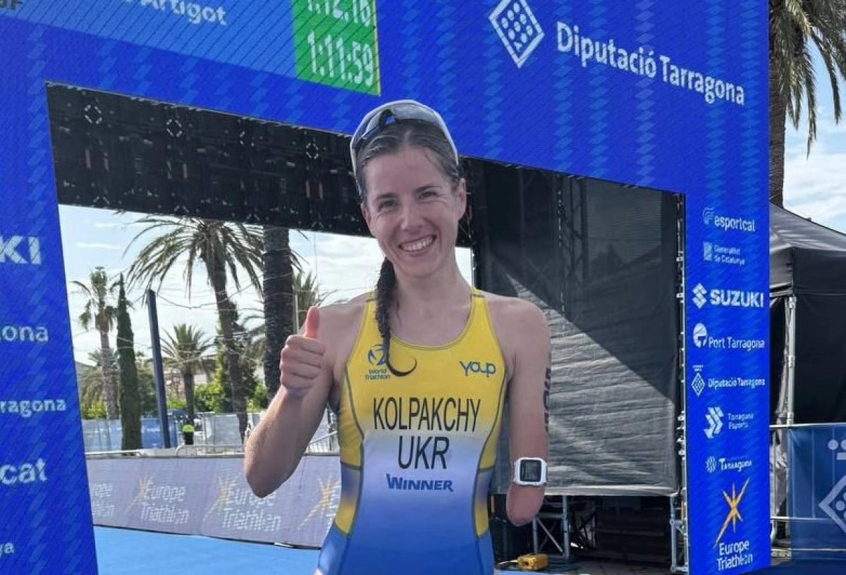Зірка світового топ-4: паратриатлетка з Київщини виборола срібло на чемпіонаті Європи в Іспанії