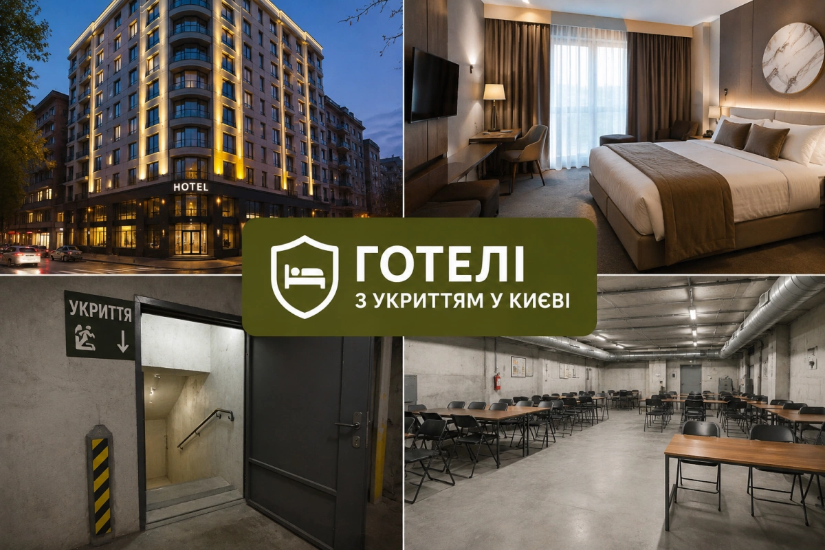 Спати спокійно: 9 комфортних готелів Києва з надійними укриттями та автономним світлом