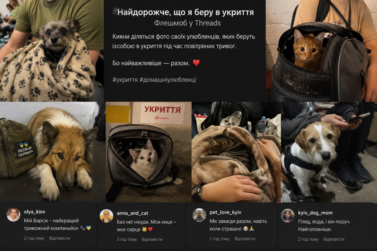 «Найдорожче, що в мене є»: у Threads набирає обертів зворушливий тренд киян про укриття