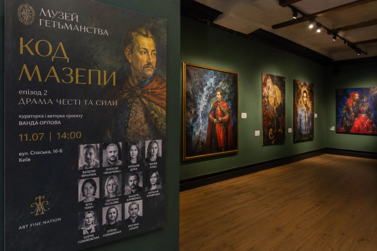 У Києві відкриють другий епізод виставки «Код Мазепи»: коли та що покажуть у Музеї Гетьманства
