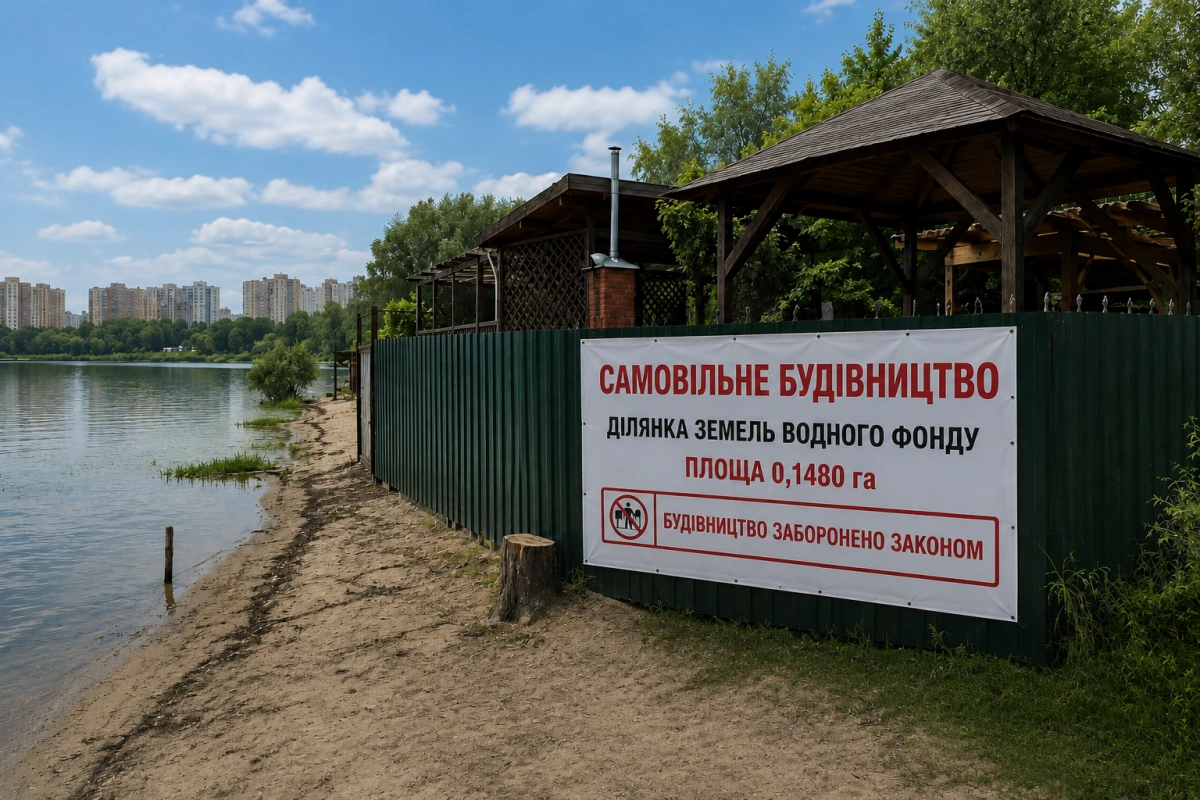 На Оболоні судитимуть підприємицю за незаконну забудову затоки «Собаче гирло»