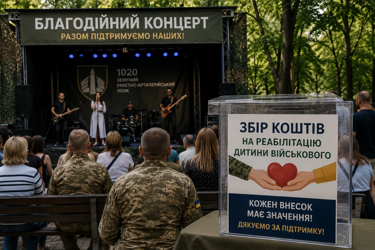 У Деснянському районі Києва провели благодійний концерт на підтримку дитини військового