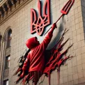 Французький митець Джеймс Коломіна створив скульптуру на підтримку України